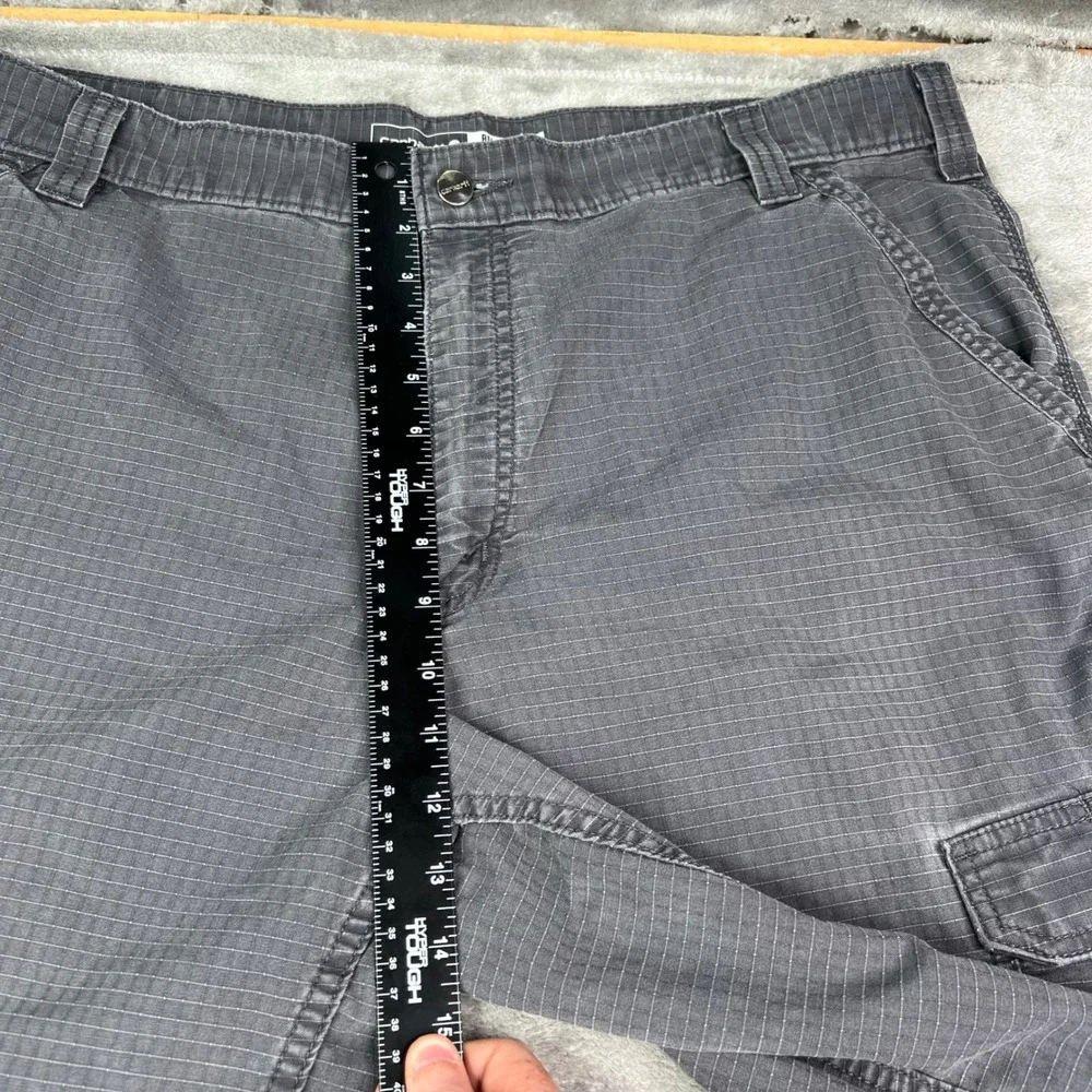 Carhartt Force Relaxed Fit Cargo Pants Mens 42x32 Fit 40x32 Grey Ripstop Utility
